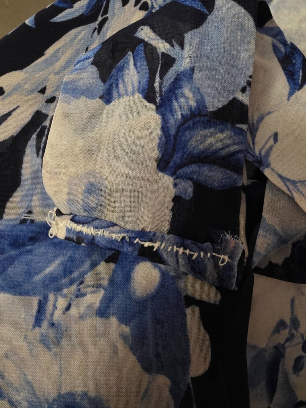 Eliza J Obi Floral High Low Dress NWT Size 8 Wedding Guest Garden Party Repaired - Picture 8 of 14